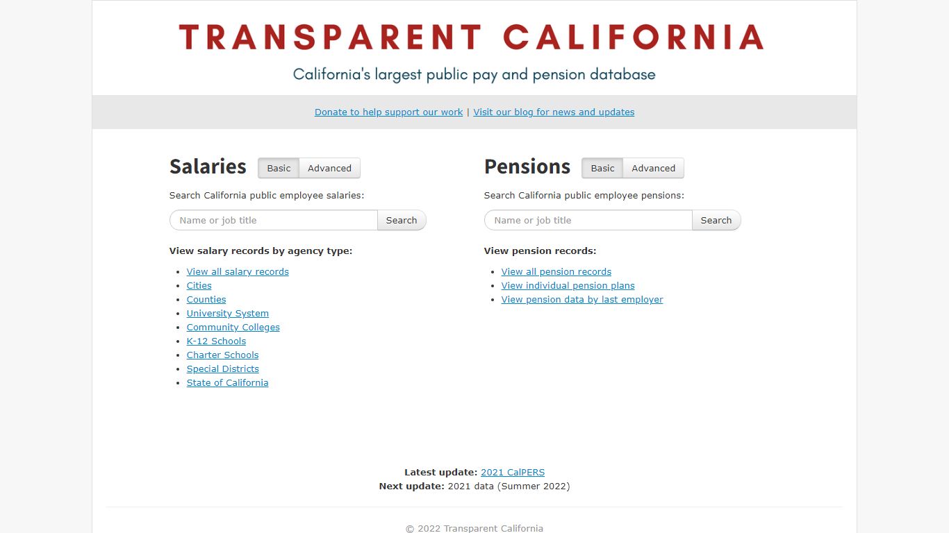 Transparent California